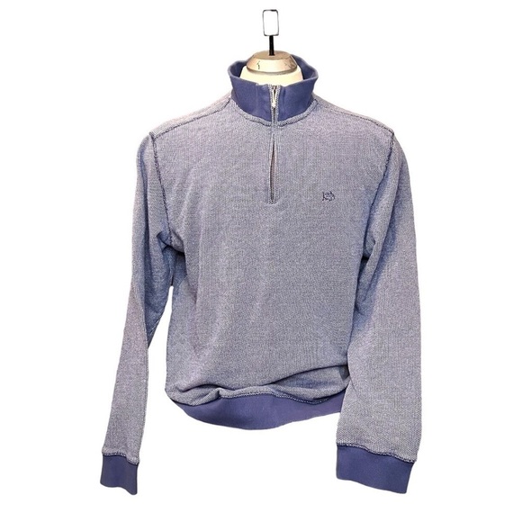 SOUTHERN Tide Blue Quarter Zip Pull Over - Picture 3 of 12